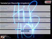 Tablet Screenshot of maurox9omingobond.blogspot.com