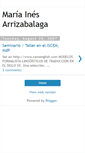 Mobile Screenshot of mariainesarrizabalaga.blogspot.com