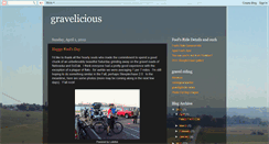 Desktop Screenshot of gravelicious.blogspot.com