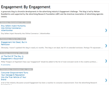 Tablet Screenshot of consumerengagement.blogspot.com
