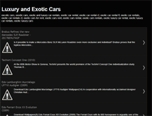 Tablet Screenshot of luxury-and-exotic-cars.blogspot.com