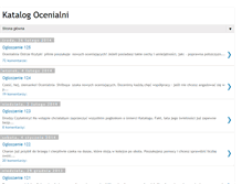 Tablet Screenshot of katalog-ocenialni.blogspot.com