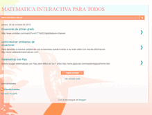 Tablet Screenshot of matematicainteractivaparatodos.blogspot.com