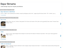 Tablet Screenshot of dapurbersama.blogspot.com