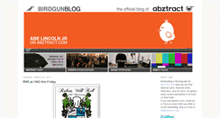 Desktop Screenshot of birdgunblog.blogspot.com