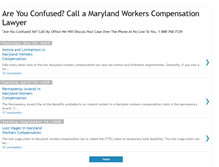 Tablet Screenshot of marylandworkerscompensationlawyer.blogspot.com
