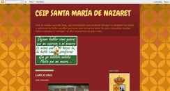 Desktop Screenshot of ceipsantamariadenazaret.blogspot.com
