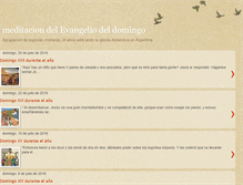 Tablet Screenshot of meditaciondelosdomingos.blogspot.com