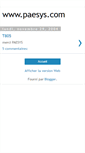 Mobile Screenshot of paesys.blogspot.com