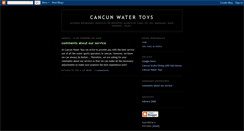 Desktop Screenshot of cancunwatertoys.blogspot.com