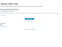 Tablet Screenshot of cancunwatertoys.blogspot.com