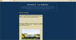 Desktop Screenshot of estancialamimosa.blogspot.com