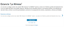 Tablet Screenshot of estancialamimosa.blogspot.com