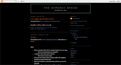 Desktop Screenshot of demonicbread.blogspot.com