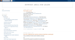 Desktop Screenshot of downeyareajobleads.blogspot.com