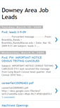 Mobile Screenshot of downeyareajobleads.blogspot.com