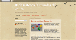 Desktop Screenshot of gestoresdelcauca.blogspot.com