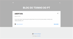 Desktop Screenshot of blogdotoinhodepontadaserra.blogspot.com