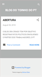 Mobile Screenshot of blogdotoinhodepontadaserra.blogspot.com