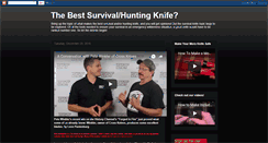 Desktop Screenshot of knivesforsurvival.blogspot.com