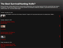 Tablet Screenshot of knivesforsurvival.blogspot.com