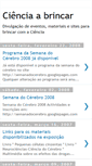 Mobile Screenshot of cienciaabrincar.blogspot.com