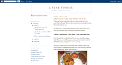 Desktop Screenshot of 5starfoodie.blogspot.com