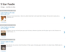 Tablet Screenshot of 5starfoodie.blogspot.com