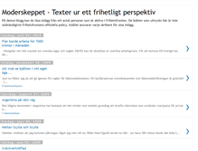 Tablet Screenshot of moderskeppet.blogspot.com