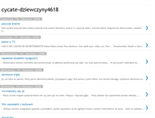 Tablet Screenshot of cycate-dziewczyny4618.blogspot.com