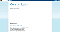 Desktop Screenshot of kommunications.blogspot.com