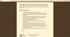 Desktop Screenshot of familiaseparadapelaalienacaoparental.blogspot.com