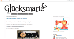 Desktop Screenshot of gluecksmarieswelt.blogspot.com