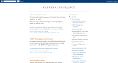Desktop Screenshot of katrina-insurance.blogspot.com