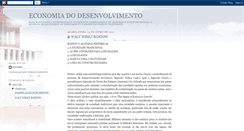 Desktop Screenshot of economiadodesenvolvimento.blogspot.com