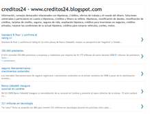 Tablet Screenshot of creditos24.blogspot.com