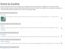 Tablet Screenshot of eventsbycaroline.blogspot.com