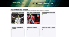 Desktop Screenshot of footballplayerswallpaper.blogspot.com
