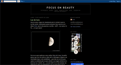 Desktop Screenshot of focusonbeauty.blogspot.com
