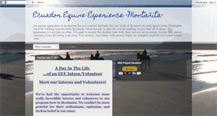 Desktop Screenshot of ecuadorequineexperience.blogspot.com
