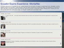 Tablet Screenshot of ecuadorequineexperience.blogspot.com