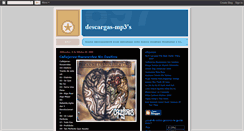 Desktop Screenshot of descargas-mp3.blogspot.com