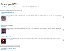 Tablet Screenshot of descargas-mp3.blogspot.com
