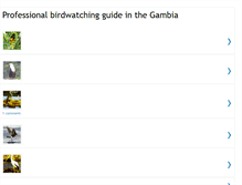 Tablet Screenshot of gambiabirdman.blogspot.com