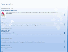 Tablet Screenshot of paardensites.blogspot.com