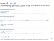 Tablet Screenshot of letterstosamuel.blogspot.com