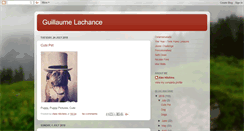 Desktop Screenshot of lachanceguillaume.blogspot.com