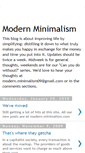 Mobile Screenshot of modern-minimalism.blogspot.com
