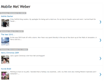 Tablet Screenshot of melweber.blogspot.com