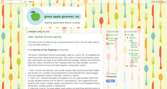 Desktop Screenshot of greenapplegourmet.blogspot.com